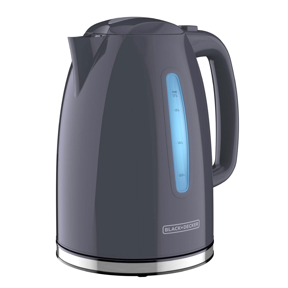 KE1555GY Rapid Boil Electric Kettle Gray BLACK DECKER